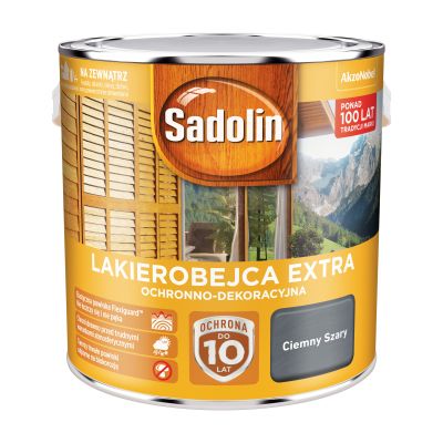 Lakierobejca Extra 2,5 L ciemny szary SADOLIN