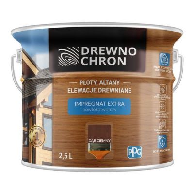 Impregnat Drewnochron Extra dąb ciemny 2,5 l