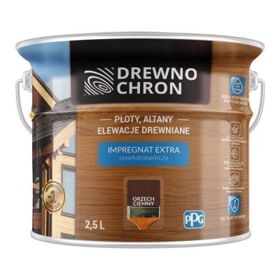 Impregnat Drewnochron Extra orzech ciemny 2,5 l