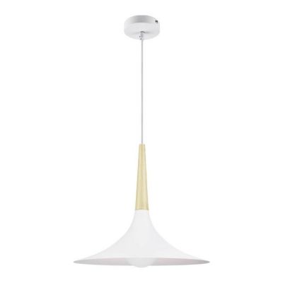 Lampa wisząca GoodHome Arraqis 1-punktowa E27 38 cm biała