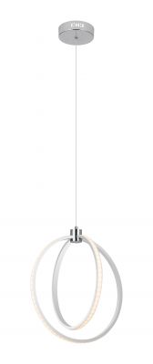 Lampa wisząca Anello Grande LED 42 W chrom ADRILUX