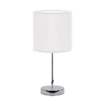 Lampka stołowa biała 40W AGNES E14 WHITE Ideus 03146