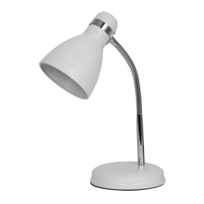 Lampa biurkowa GoodHome Narajo 1-punktowa E27 biała