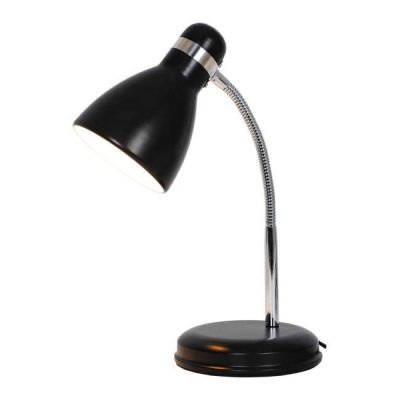 Lampa biurkowa GoodHome Narajo 1-punktowa E27 czarna