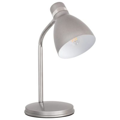 Lampka biurkowa E14 40W srebrna ZARA Kanlux 7560