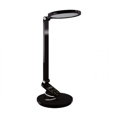 Lampka biurkowa LED 9W z regulacją światła i włącznikiem dotykowym czarna RAGAS BLACK Ideus 04172