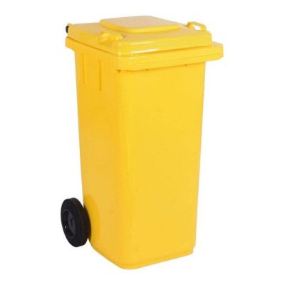 Pojemnik do segregacji odpadów 120 l żółty