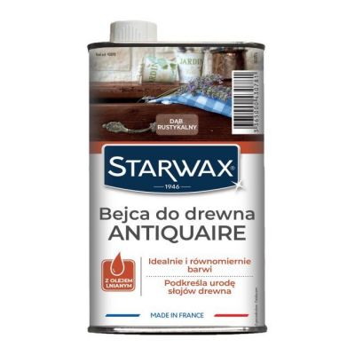 Bejca do drewna surowego Starwax dąb rustykalny 0,5 l