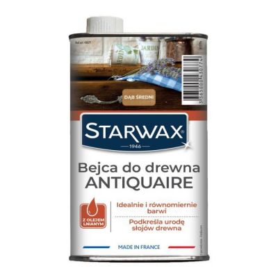 Bejca do drewna surowego Starwax dąb średni 0,5 l