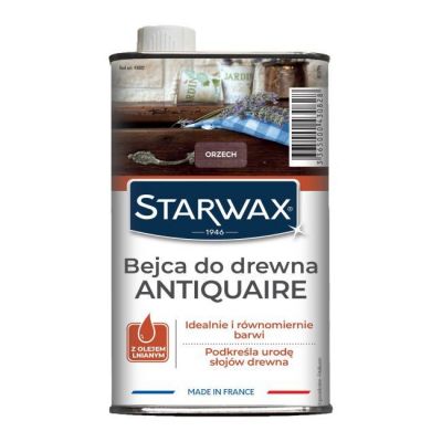 Bejca do drewna surowego Starwax orzech 0,5 l