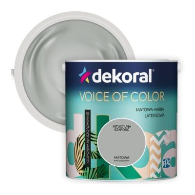 Farba Dekoral Voice of Color intuicyjna szarość 2,5 l