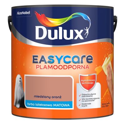 Farba do wnętrz EasyCare 2,5 L miedziany oranż DULUX