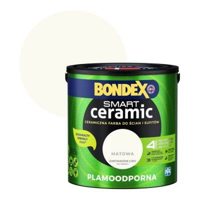 Farba hybrydowa Bondex Smart Ceramic śmietankowe lody 2,5 l