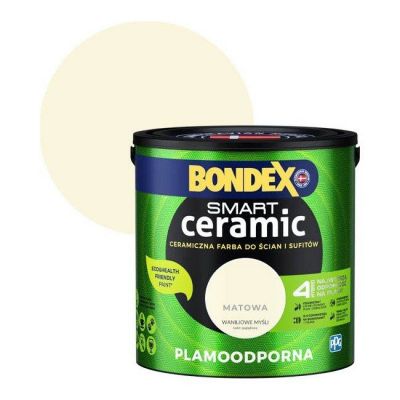 Farba hybrydowa Bondex Smart Ceramic waniliowe myśli 2,5 l