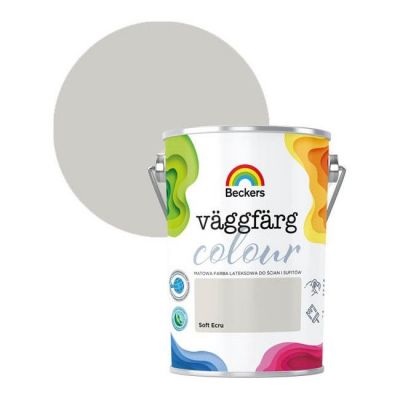 Farba lateksowa Beckers Vaggfarg Colour soft ecru 5 l