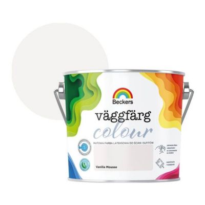 Farba lateksowa Beckers Vaggfarg Colour vanilla mousse 2,5 l