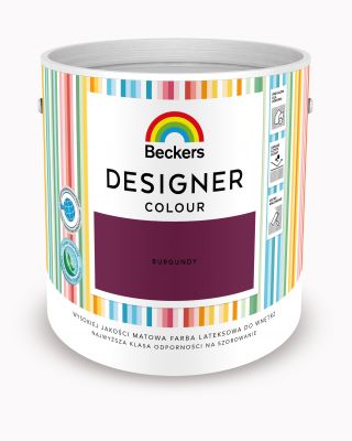 Farba lateksowa Designer Colour Burgundy 2,5 L BECKERS