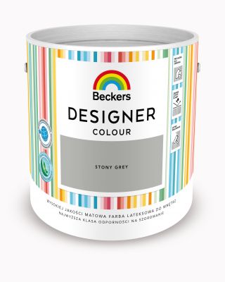 Farba lateksowa Designer Colour Stony Grey 2,5 L BECKERS