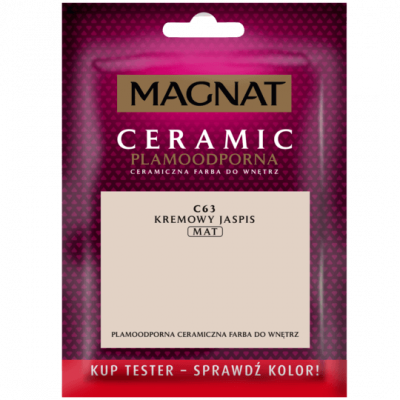 Tester farba ceramiczna kremowy jaspis 30 ml MAGNAT CERAMIC