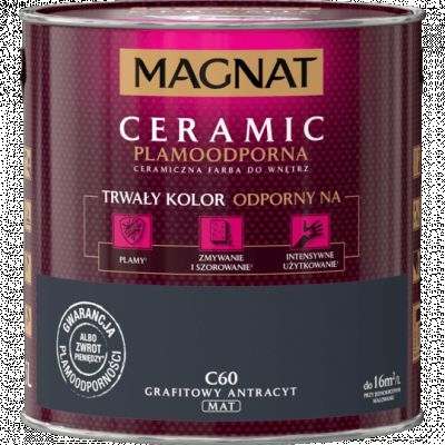 Farba ceramiczna 2,5 L grafitowy antracyt MAGNAT CERAMIC