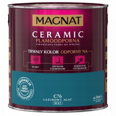 Farba ceramiczna 2,5 L lazurowy agat MAGNAT CERAMIC