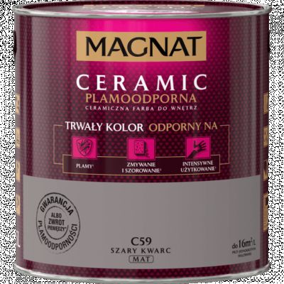 Farba ceramiczna 2,5 L szary kwarcyt MAGNAT CERAMIC