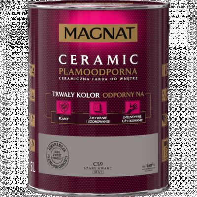 Farba ceramiczna 5 L szary kwarc MAGNAT CERAMIC
