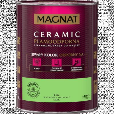 Farba ceramiczna 5 L wytworny malachit MAGNAT CERAMIC