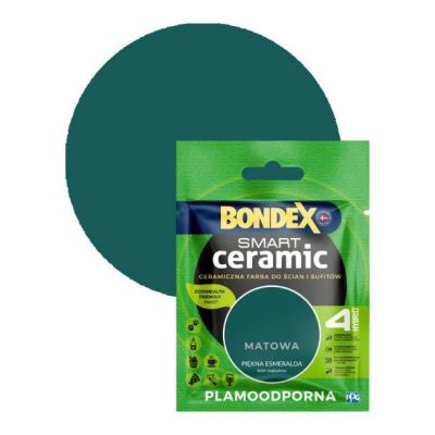 Tester farby Bondex Smart Ceramic piękna Esmeralda 40 ml