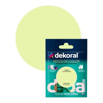 Tester farby Dekoral Voice of Color trawa cytrynowa 0,05 l