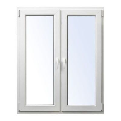Okno PCV rozwierne + rozwierno-uchylne 1165 x 1435 mm symetryczne