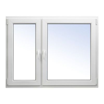 Okno PCV rozwierno-uchylne + rozwierne 1465 x 1135 mm lewe