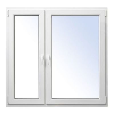 Okno PCV rozwierno-uchylne + rozwierne 1465 x 1435 mm lewe