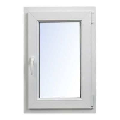 Okno PCV rozwierno-uchylne 565 x 835 mm prawe