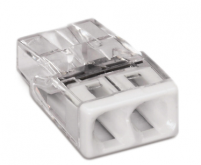 Złączka Compact biała WAGO 2x0.5-2.5mm2 2273-202