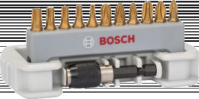 11-częściowy zestaw końcówek wkręcających z uchwytem do końcówek Bosch 2608522126