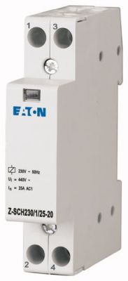 Stycznik modułowy 25A 2Z 0R 230V AC Z-SCH230/1/25-20 Eaton 120853
