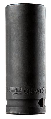 Nasadka udarowa 1/2" długa, 21 x 78mm , Cr-Mo NEO