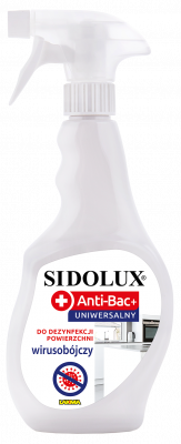 Preparat biobójczy do dezynfekcji powierzchni 0,5 L SIDOLUX ANTI-BAC