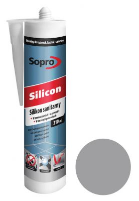 Silikon sanitarny Sopro szary 15 310 ml