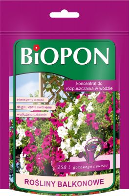 Koncentrat rozpuszczalny do roślin balkonowych 250 g BIOPON
