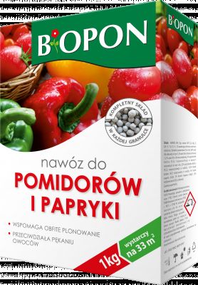 Nawóz do pomidorów i papryk 1 kg + eliksir do storczyków BIOPON