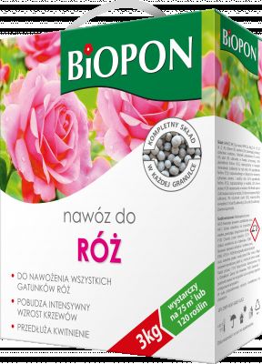 Nawóz do róż 3 kg BIOPON