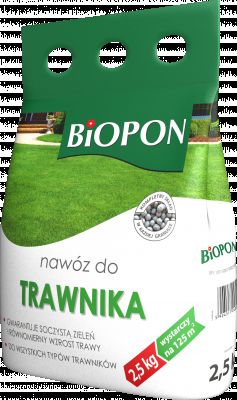 Nawóz do trawnika 2,5 kg granulat BIOPON