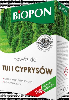 Nawóz do tui i cyprysów 1 kg BIOPON