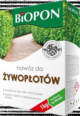 Nawóz do żywopłotów 1 kg BIOPON