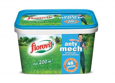 Nawóz interwencyjny antymech do trawników 4 kg FLOROVIT