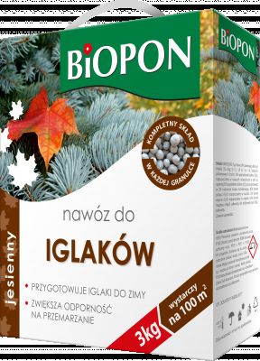 Nawóz jesienny do iglaków 3 kg BIOPON