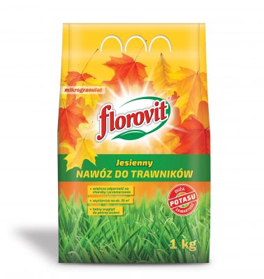 Nawóz jesienny do trawników worek 1 kg FLOROVIT