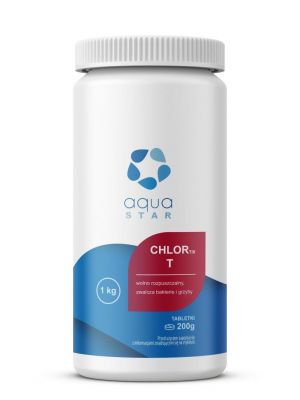 Środek do dezynfekcji wody basenowej Chlortix T Tabl 200 g - 1 kg AQUASTAR